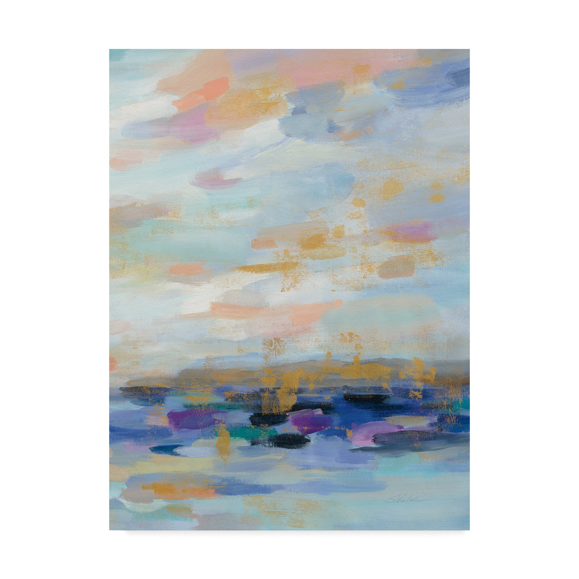 Trademark Fine Art 'Golden Sunrise III' Canvas Art by Silvia Vassileva