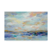 Trademark Fine Art 'Golden Sunrise Pink' Canvas Art by Silvia Vassileva