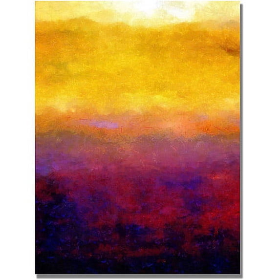 Trademark Fine Art "Golden Sunset" Canvas Art by Michelle Calkins