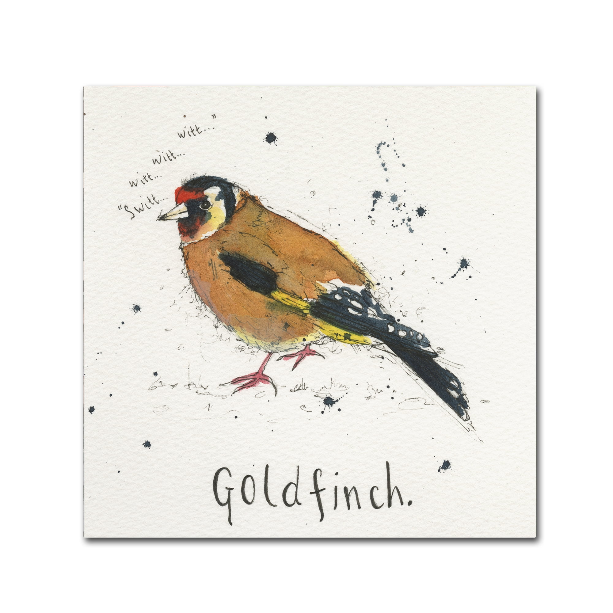 Trademark Fine Art 'Goldfinch' Canvas Art by Michelle Campbell