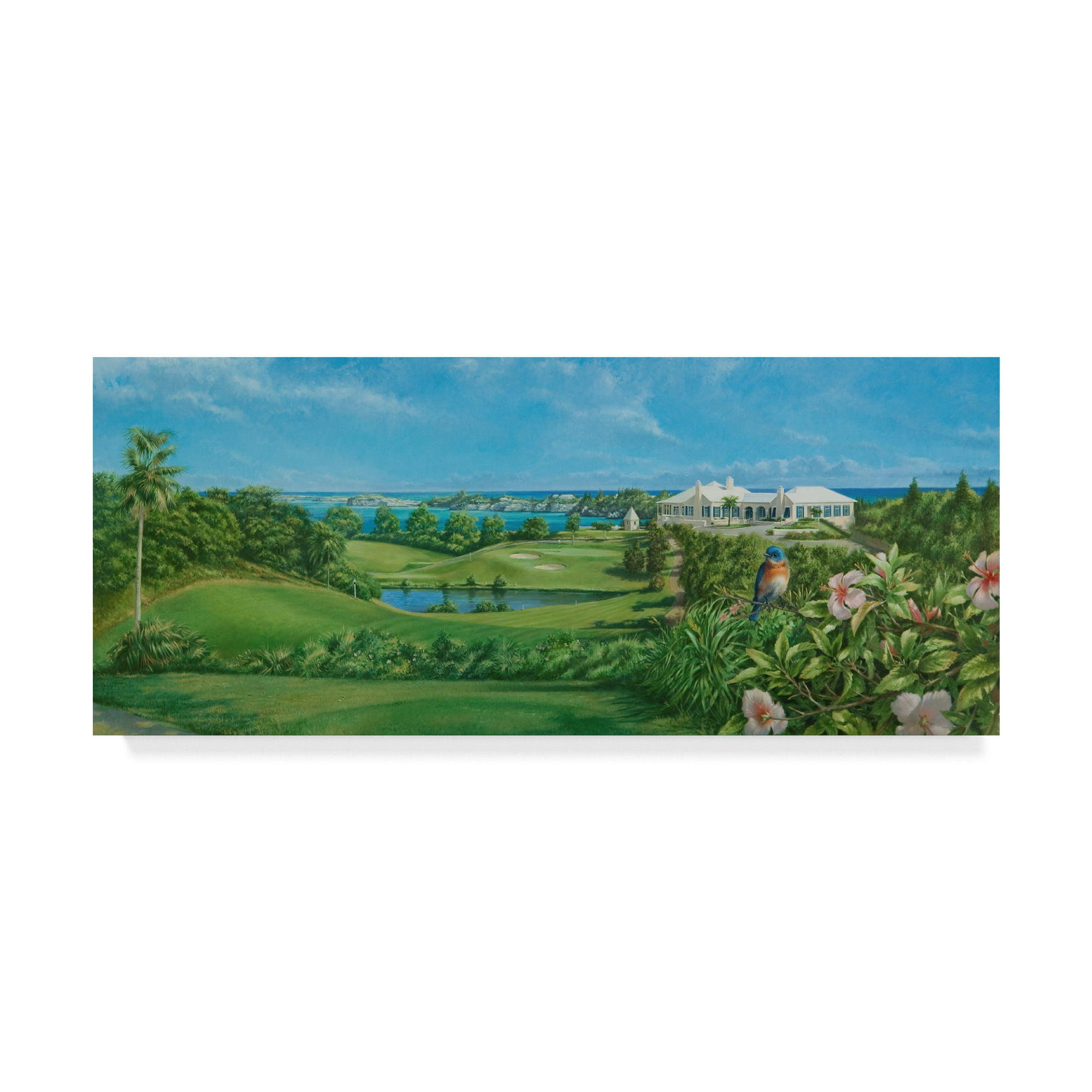Trademark Fine Art 'Golfcourse' Canvas Art by Michael Jackson