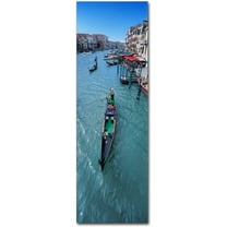 Trademark Fine Art "Gondola Canal" Canvas Art by John Xiong