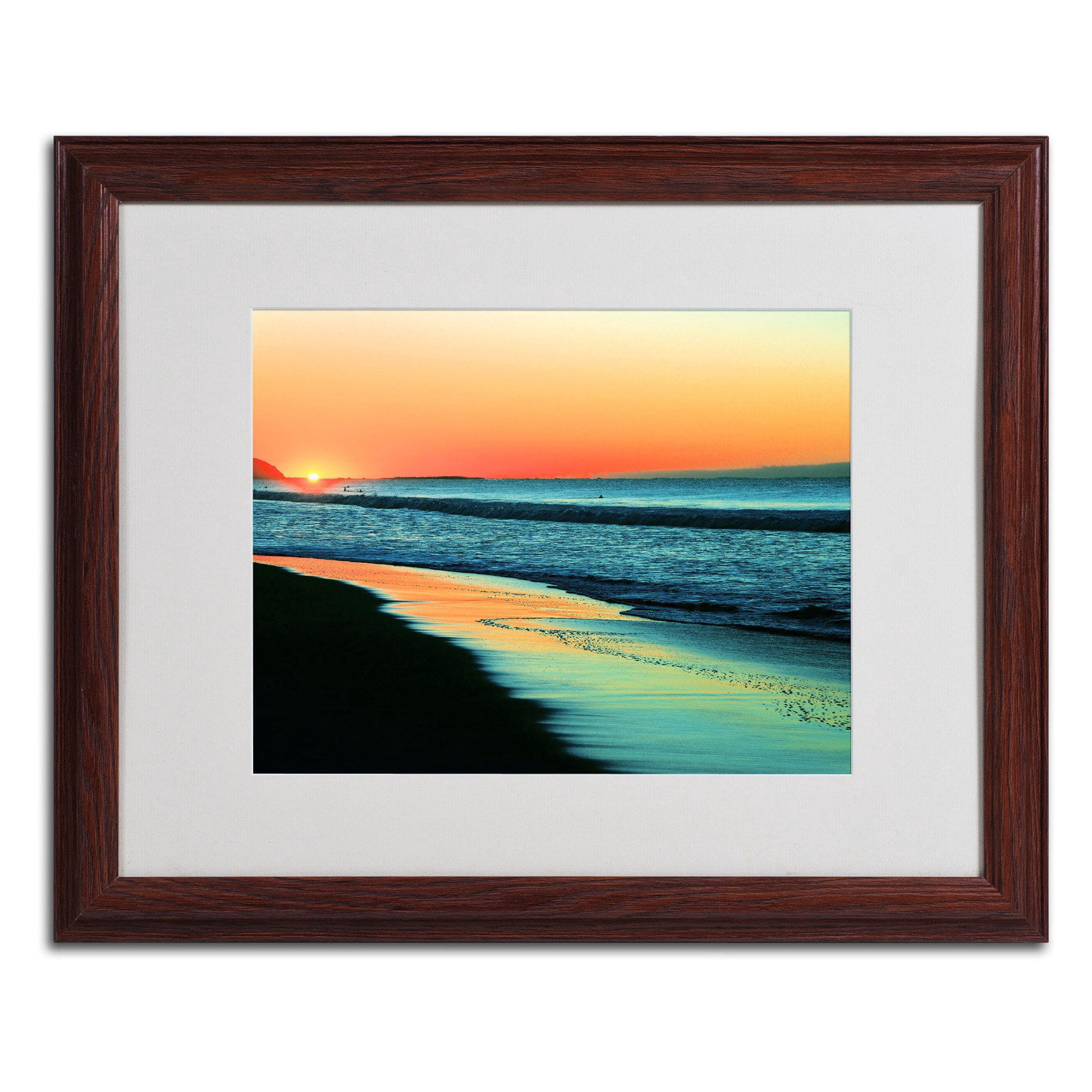 Trademark Fine Art "Good Morning" Framed Canvas Art by Beata Czyzowska Young
