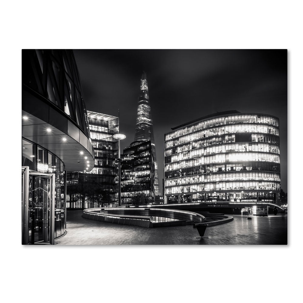 Trademark Fine Art "Gotham Side of London" Canvas Art by Giuseppe Torre