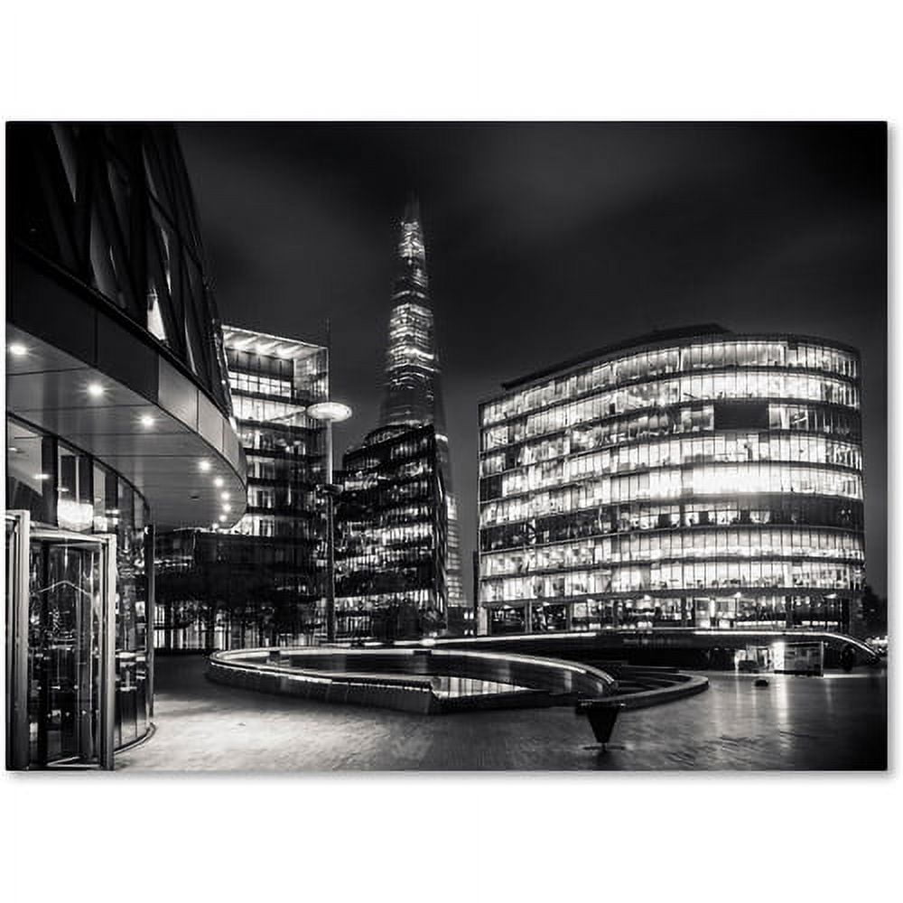 Trademark Fine Art "Gotham Side of London" Canvas Art by Giuseppe Torre