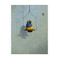 Trademark Fine Art 'Gouldian Finch' Canvas Art by Michael Jackson