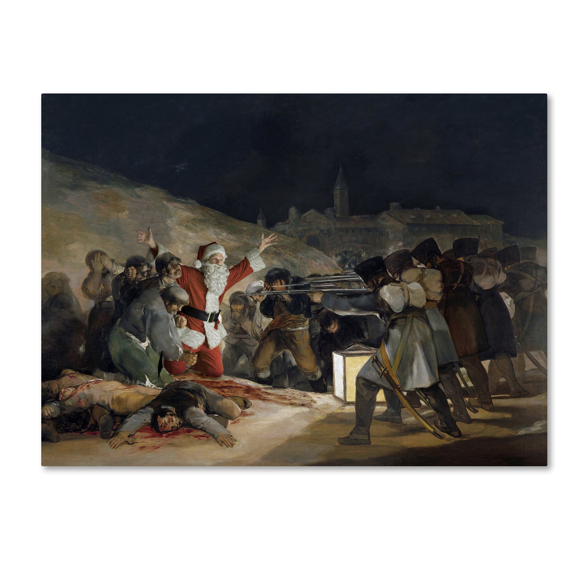 Trademark Fine Art 'Goya-The Third Of May' Canvas Art by Ed Wheeler