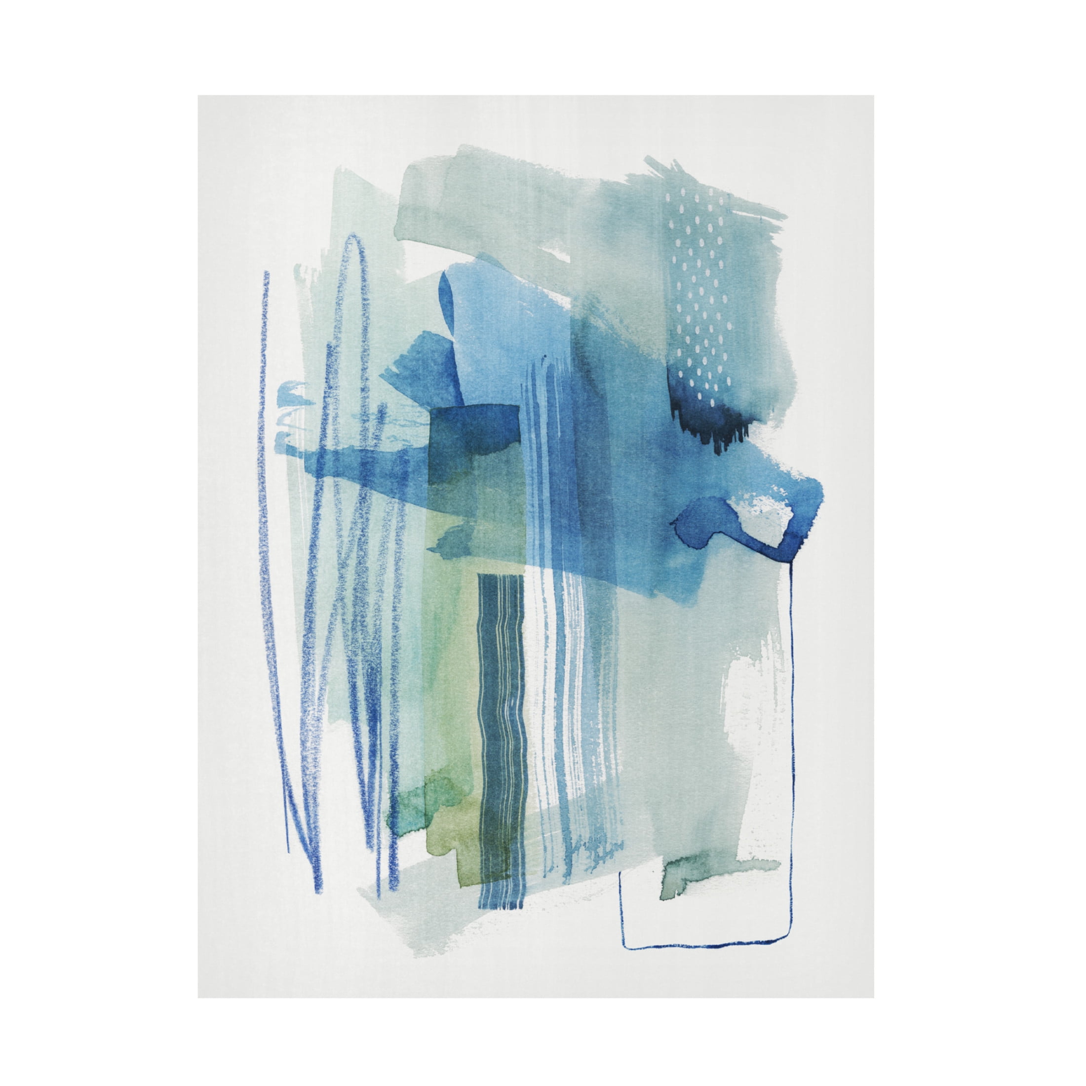 Trademark Fine Art Grace Popp Abstract Oasis I Canvas Wall Art