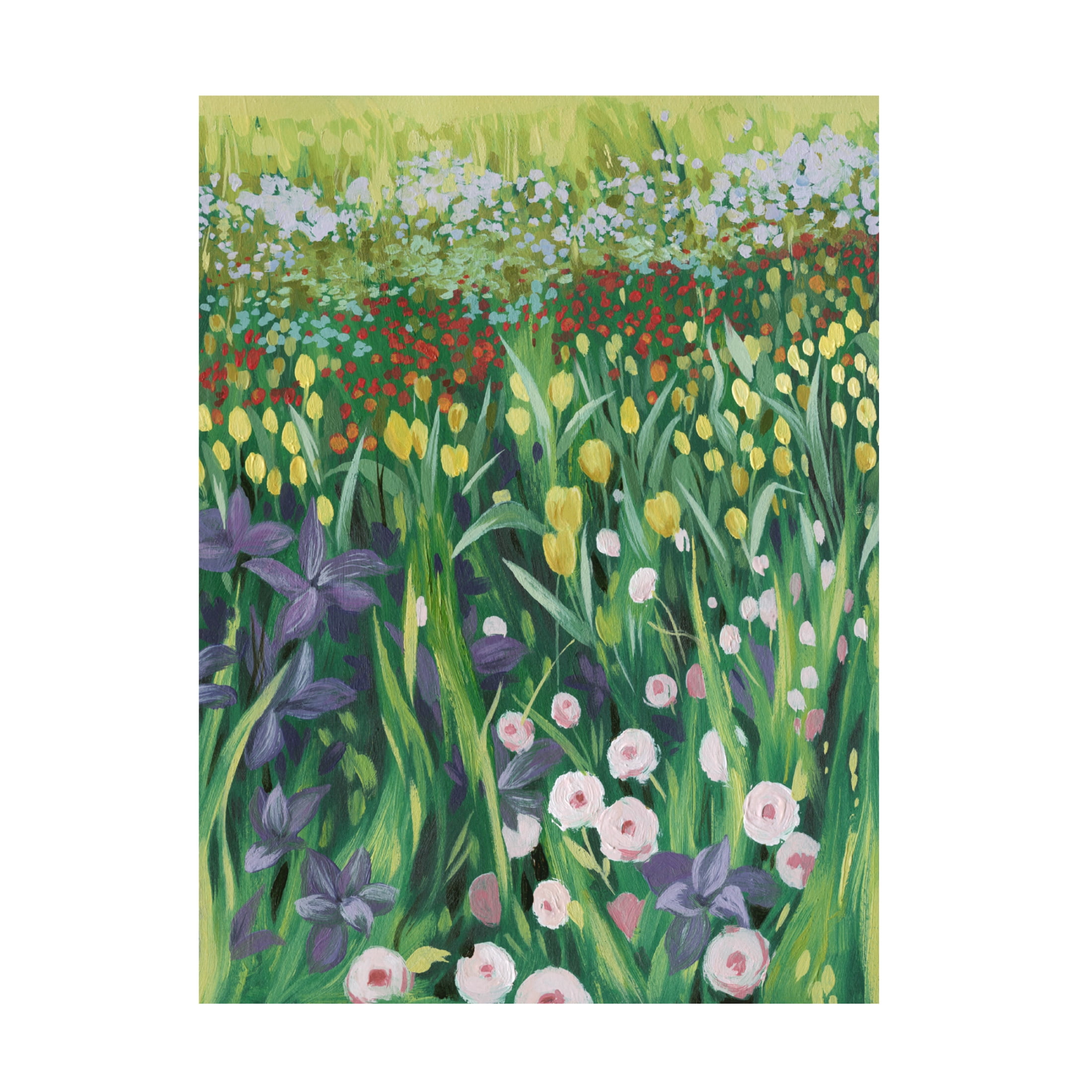 Trademark Fine Art Grace Popp  Among the Flowers II Canvas Wall Art