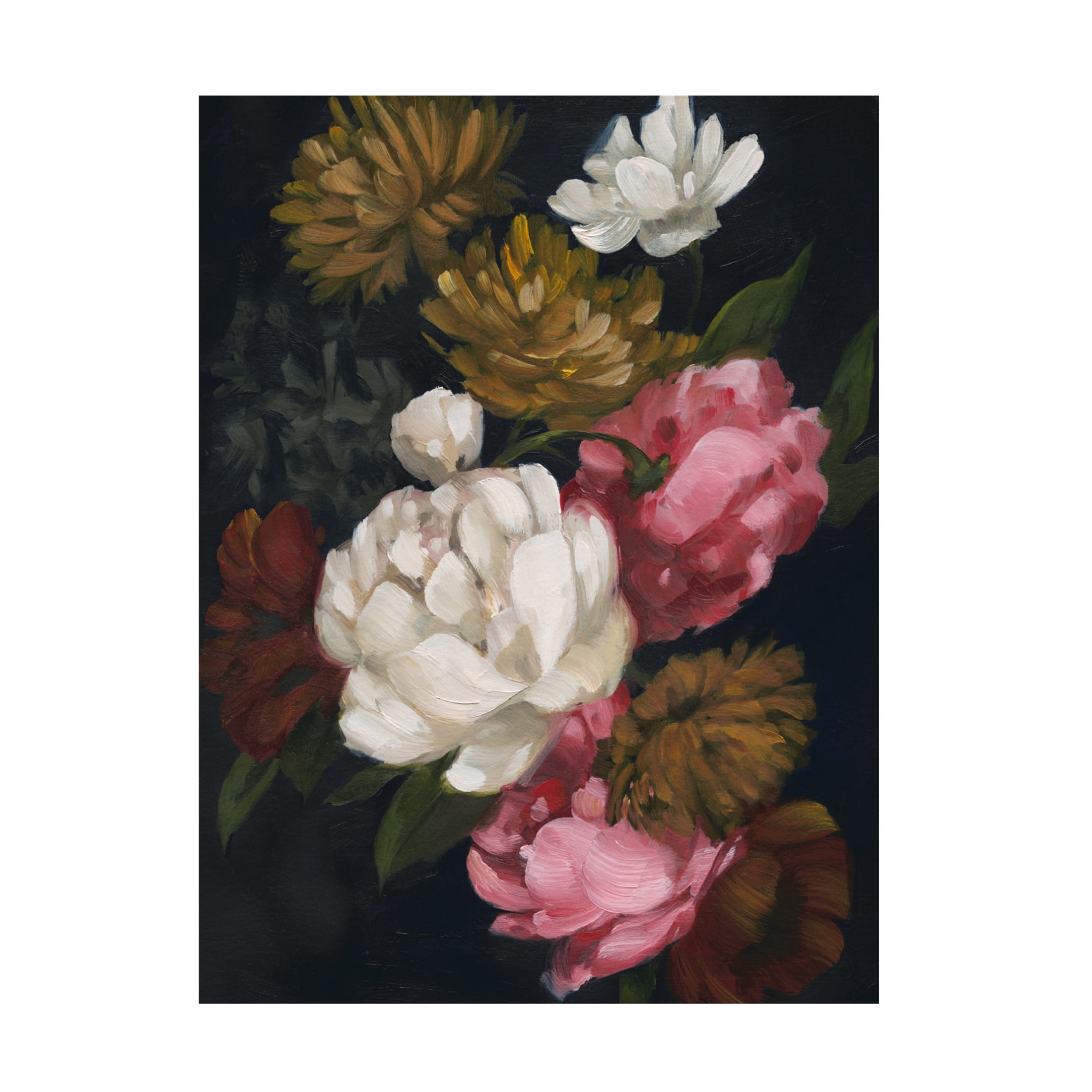 Trademark Fine Art Grace Popp Bouquet Eclipse I Canvas Wall Art