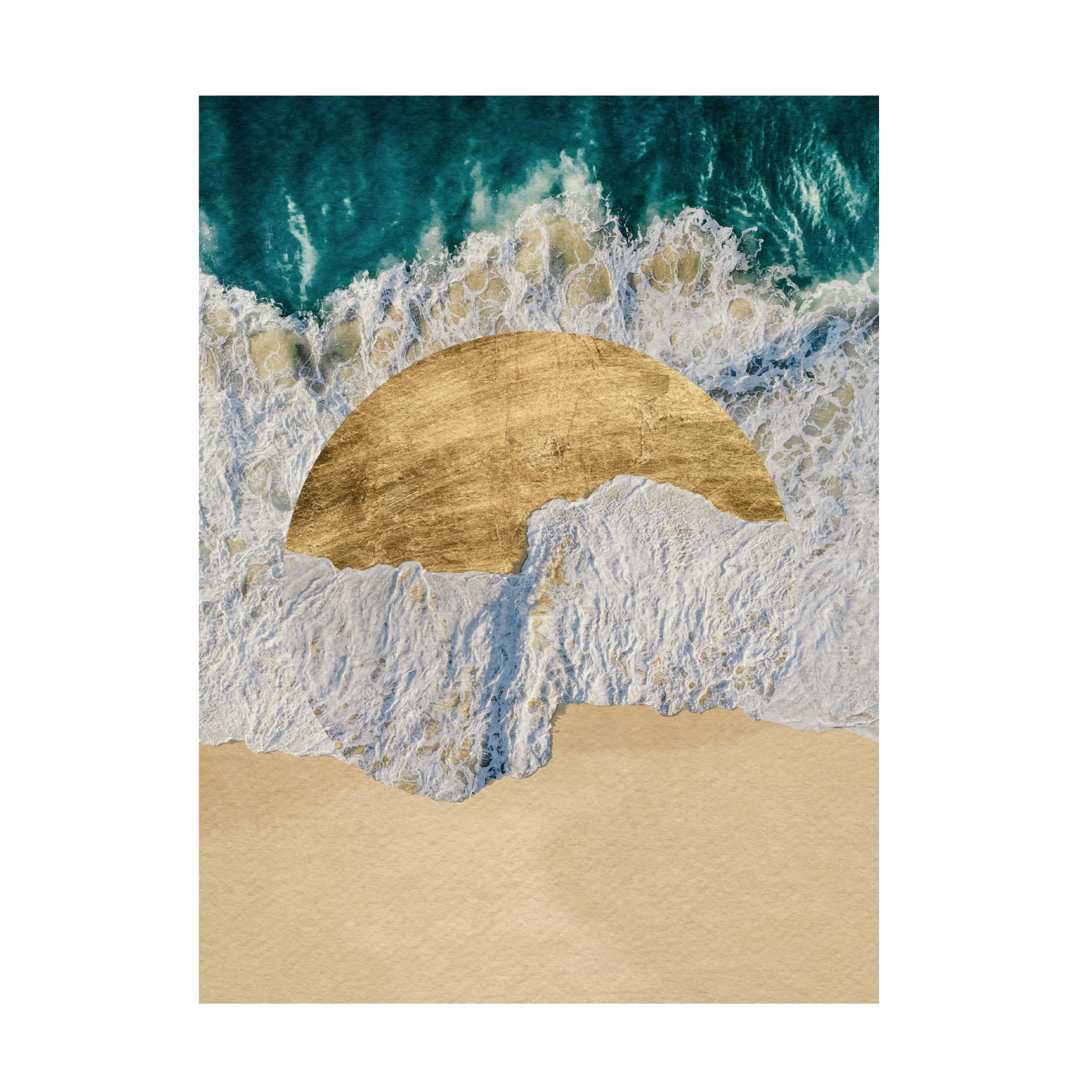 Trademark Fine Art Grace Popp Breaking Shore I Canvas Wall Art