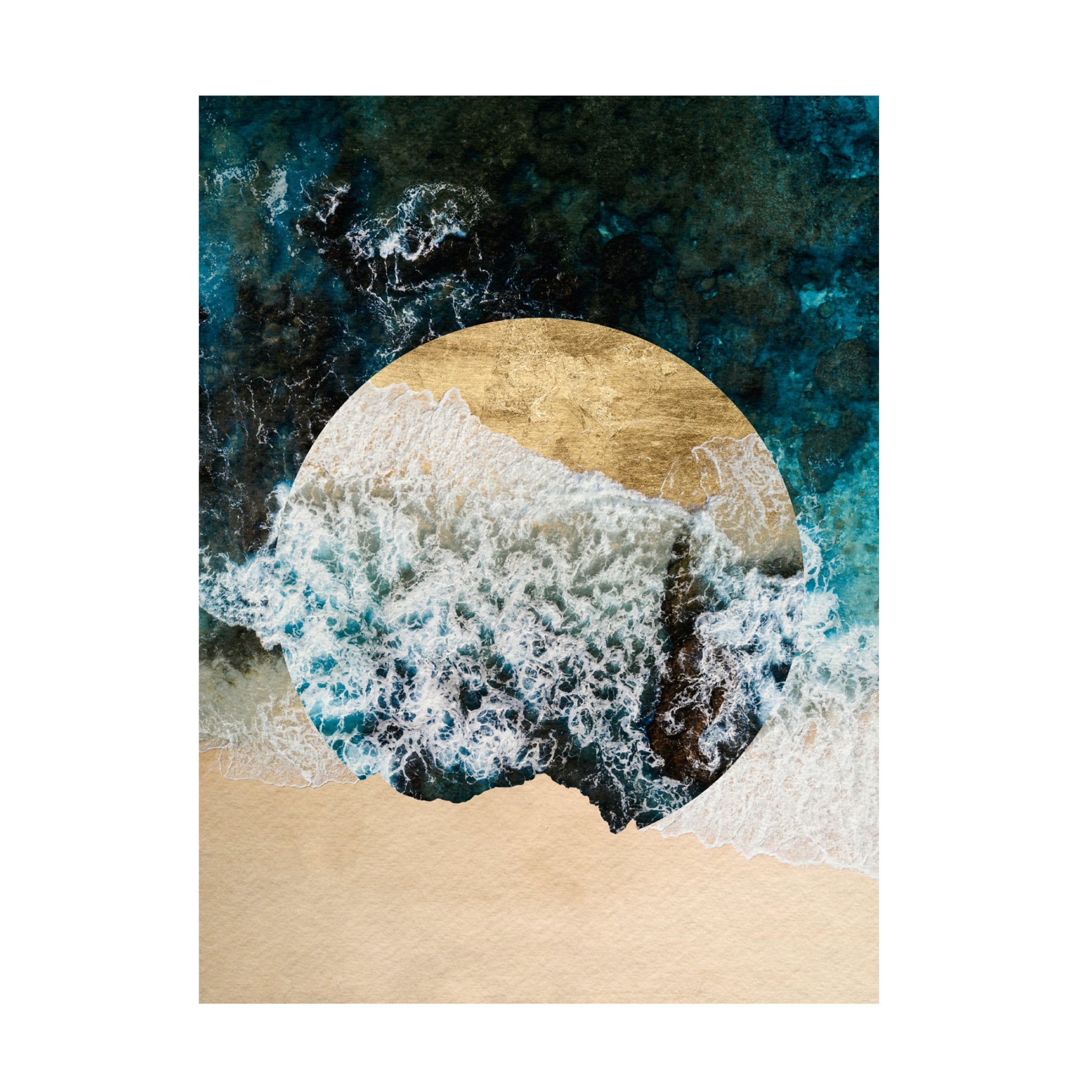 Trademark Fine Art Grace Popp Breaking Shore II Canvas Wall Art