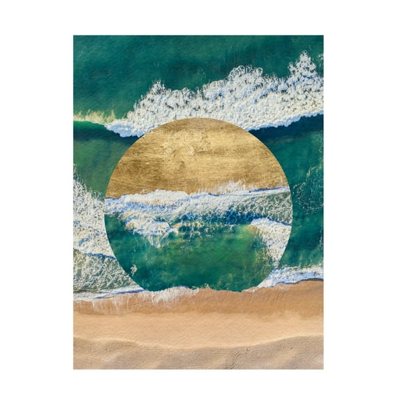 Trademark Fine Art Grace Popp Breaking Shore III Canvas Wall Art