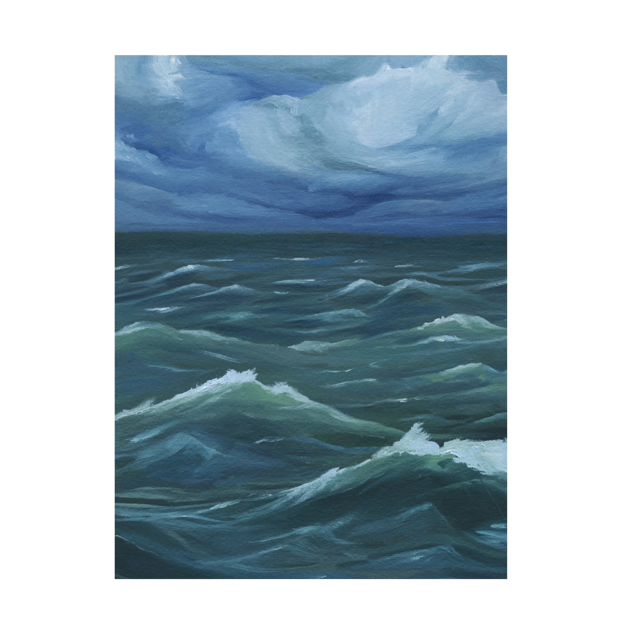 Trademark Fine Art Grace Popp  Luna Sea I Canvas Wall Art