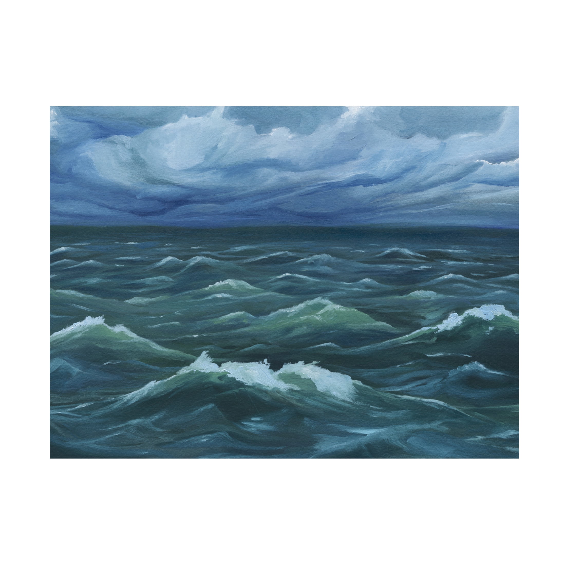 Trademark Fine Art Grace Popp Luna Sea III Canvas Wall Art