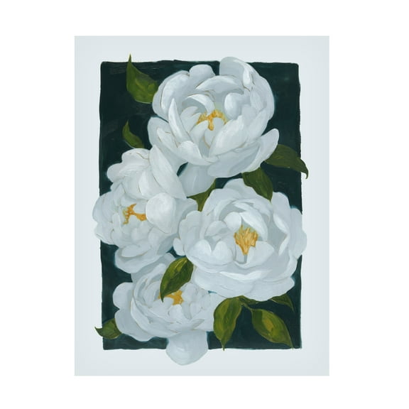 Trademark Fine Art Grace Popp  Peony Window Pane I Canvas Wall Art