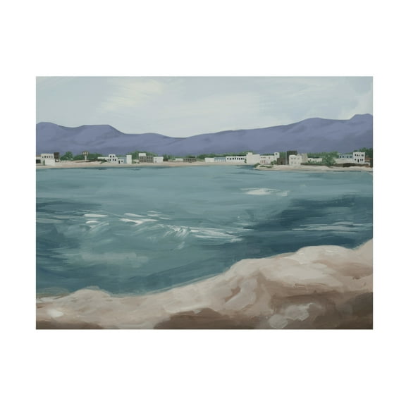 Trademark Fine Art Grace Popp Periwinkle Cove II Canvas Wall Art