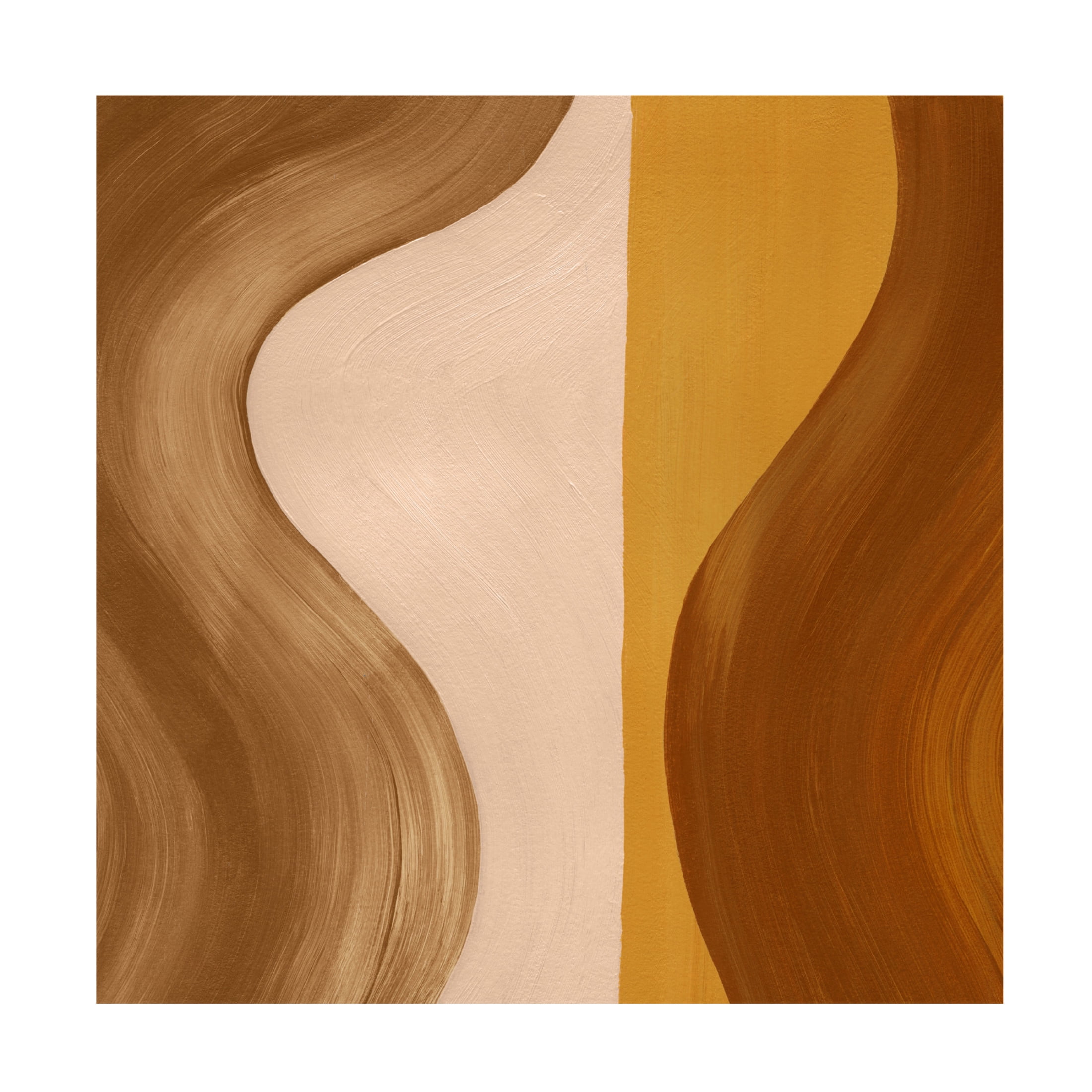 Trademark Fine Art Grace Popp Wavy Clay I Canvas Wall Art