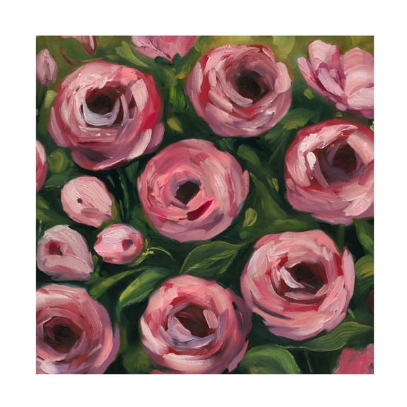 Trademark Fine Art Grace Popp Wiliest Roses I Canvas Wall Art