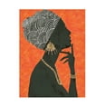 thumbnail image 1 of Trademark Fine Art 'Graceful Majesty I Orange' Canvas Art by Emily Adams, 1 of 4