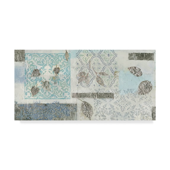 Trademark Fine Art 'Gracefully Blue V' Canvas Art by James Wiens