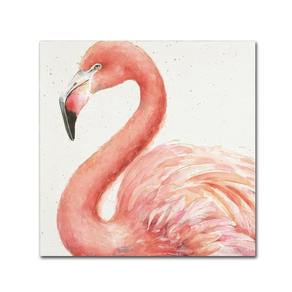 Trademark Fine Art 'Gracefully Pink III' Canvas Art by Lisa Audit