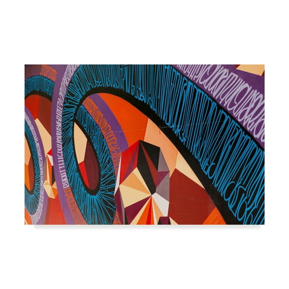 Trademark Fine Art 'Graffiti Swirl' Canvas Art by Chris Moyer