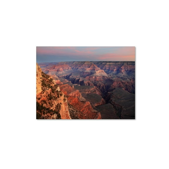 Trademark Fine Art "Grand Canyon Sunrise" Canvas Art by Pierre Leclerc