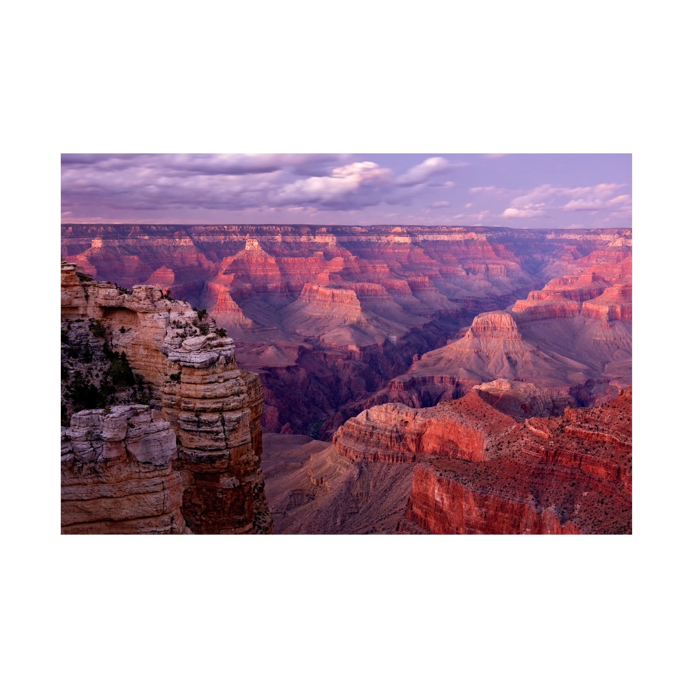 Trademark Fine Art Mike Jones Photo Grand Canyon near Mather Point Canvas Wall Art - 12x19
