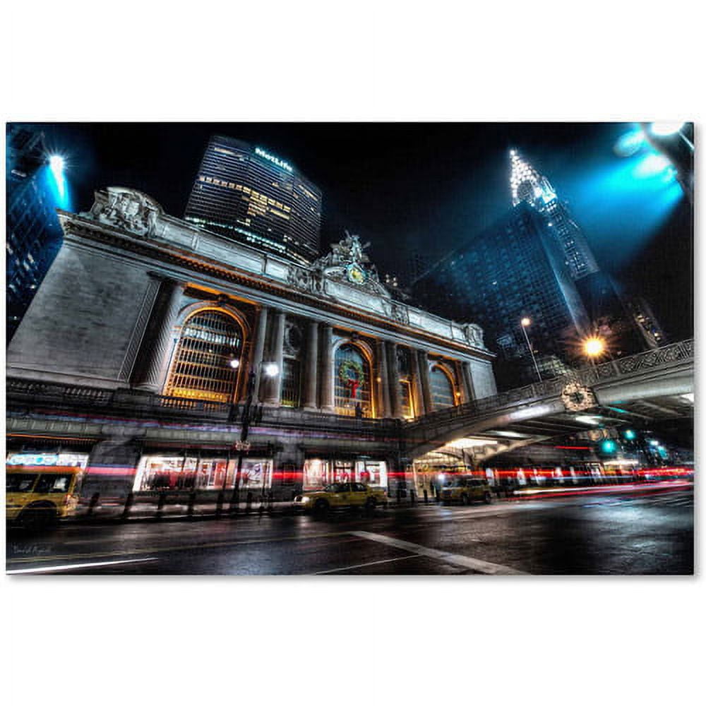 Grand Central Terminal Manhattan Nightscape Canvas Art