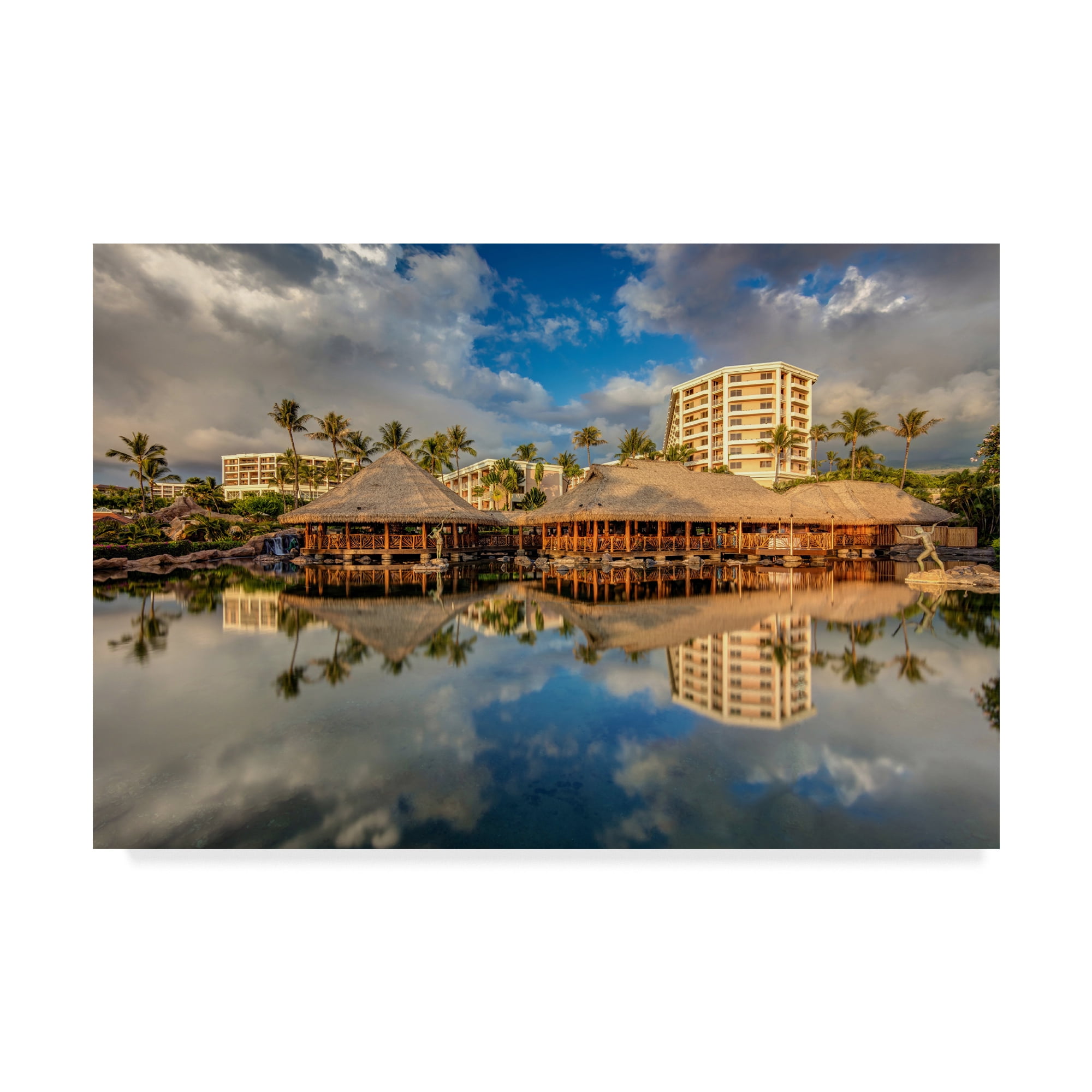Trademark Fine Art 'Grand Wailea Maui' Canvas Art by Pierre Leclerc