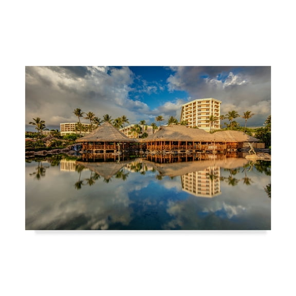 Trademark Fine Art 'Grand Wailea Maui' Canvas Art by Pierre Leclerc