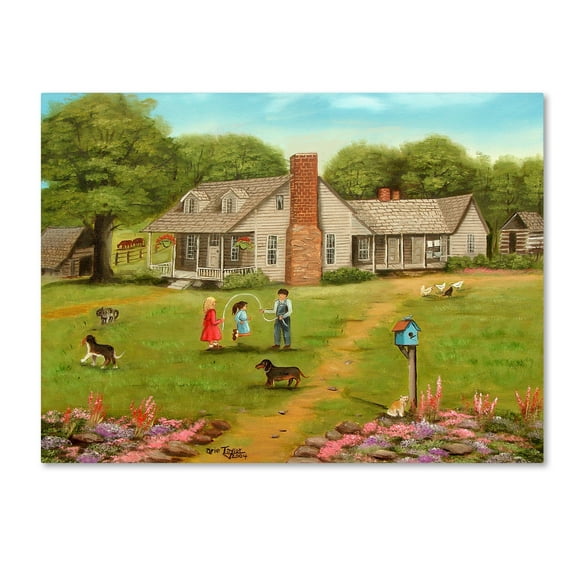 Trademark Fine Art 'Grandpa's House' Canvas Art by Arie Reinhardt Taylor