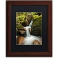 thumbnail image 1 of Trademark Fine Art "Granite Cascade" Canvas Art by Michael Blanchette Photography Black Matte, Wood Frame, 1 of 4