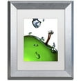 thumbnail image 1 of Trademark Fine Art "Granny Splash II" Canvas Art by Roderick Stevens White Matte, Silver Frame, 1 of 5