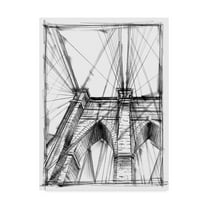 Trademark Fine Art 'Graphic Architectural Study III' Canvas Art by Ethan Harper