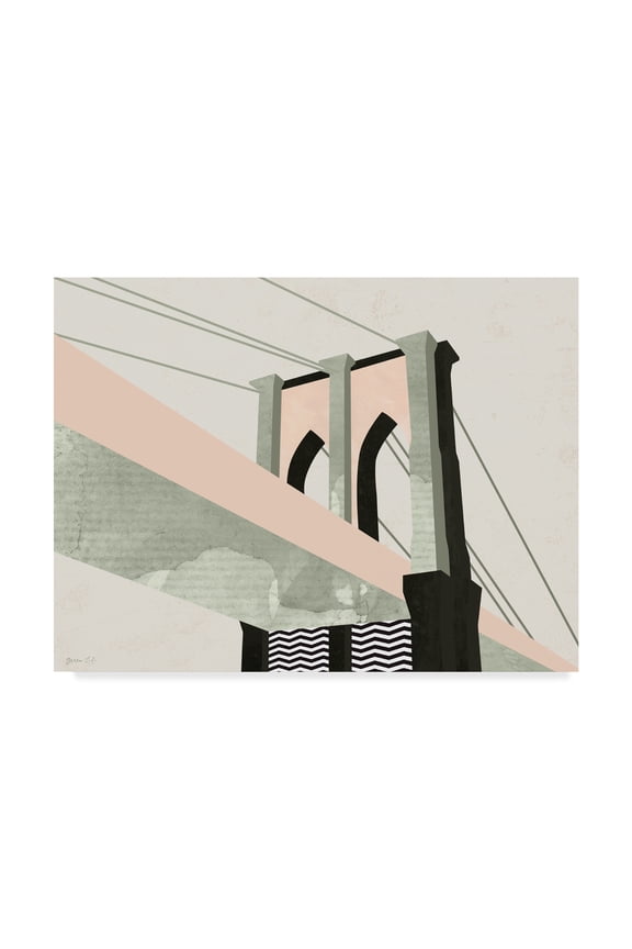 'Graphic New York IV' Canvas Art by Green Lili