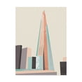 thumbnail image 1 of Trademark Fine Art 'Graphic Pastel Architecture I' Canvas Art by Green Lili, 1 of 4