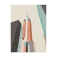 thumbnail image 1 of Trademark Fine Art 'Graphic Pastel Architecture III' Canvas Art by Green Lili, 1 of 3