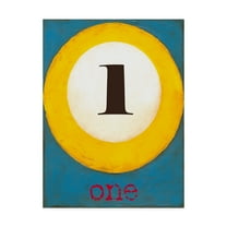 Trademark Fine Art 'Graphic Pool I' Canvas Art by Jennifer Goldberger