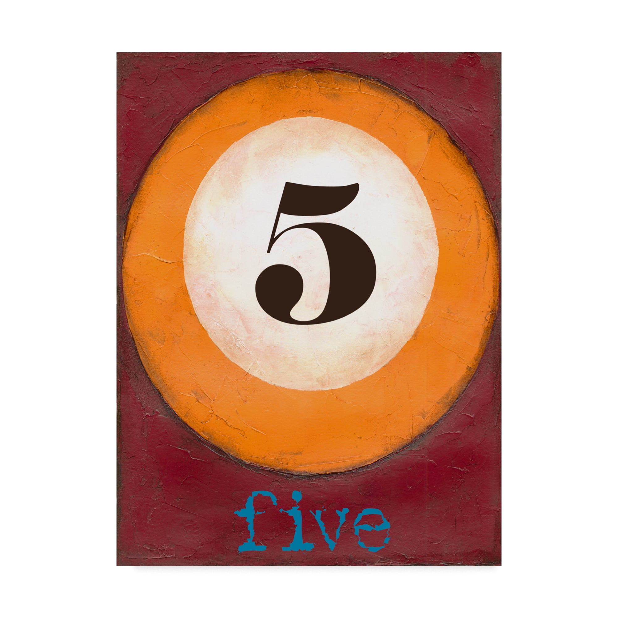 Trademark Fine Art 'Graphic Pool V' Canvas Art by Jennifer Goldberger