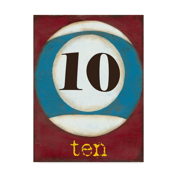 Trademark Fine Art 'Graphic Pool X' Canvas Art by Jennifer Goldberger