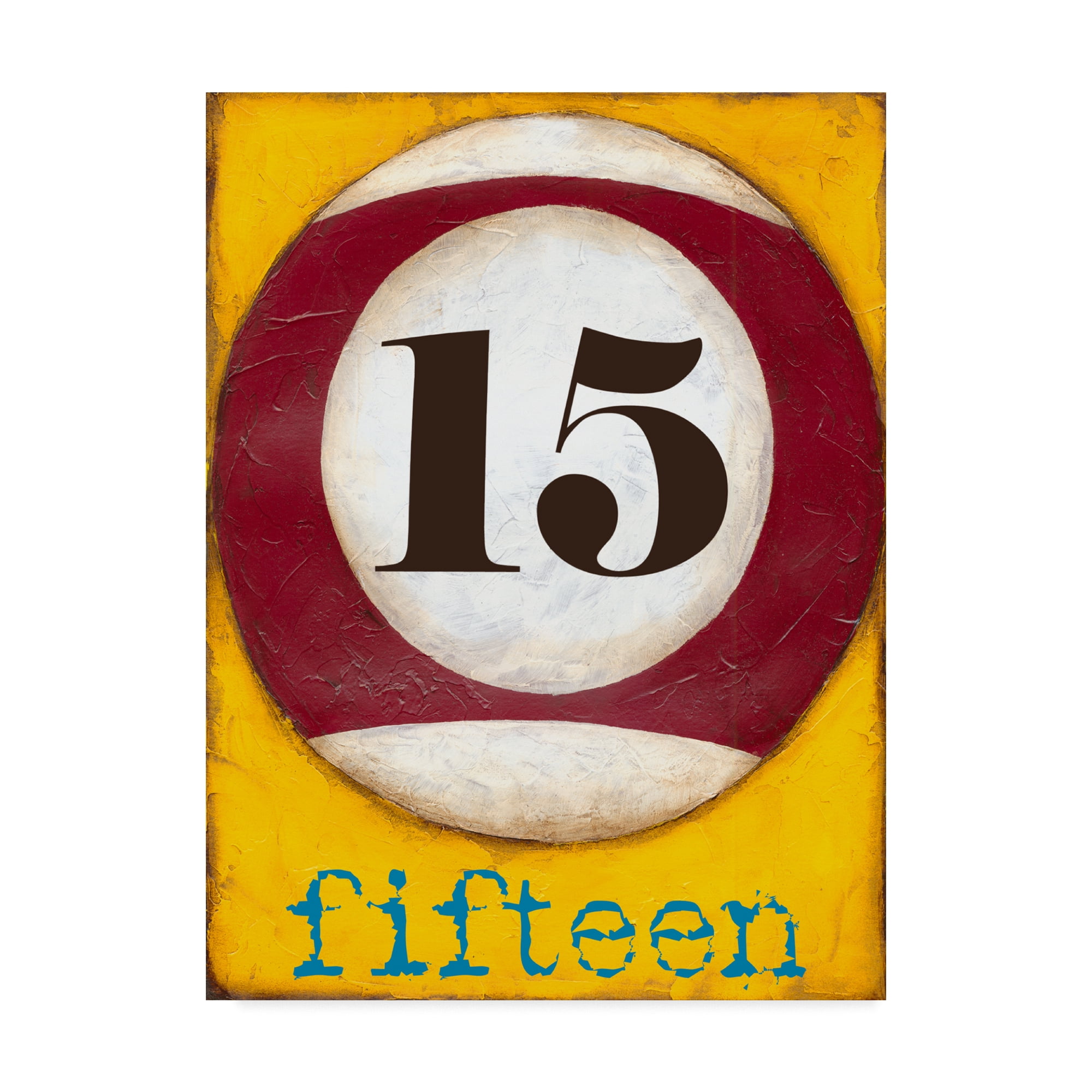 Trademark Fine Art 'Graphic Pool XV' Canvas Art by Jennifer Goldberger