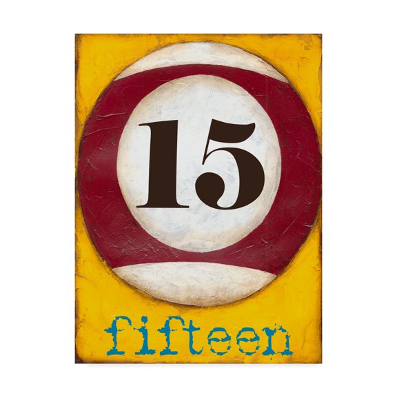 Trademark Fine Art 'Graphic Pool XV' Canvas Art by Jennifer Goldberger