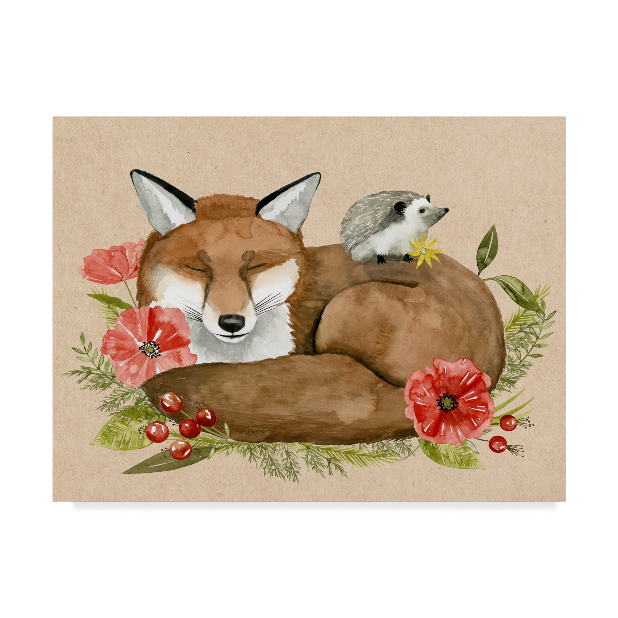 Trademark Fine Art 'Grateful Heart I' Canvas Art by Grace Popp