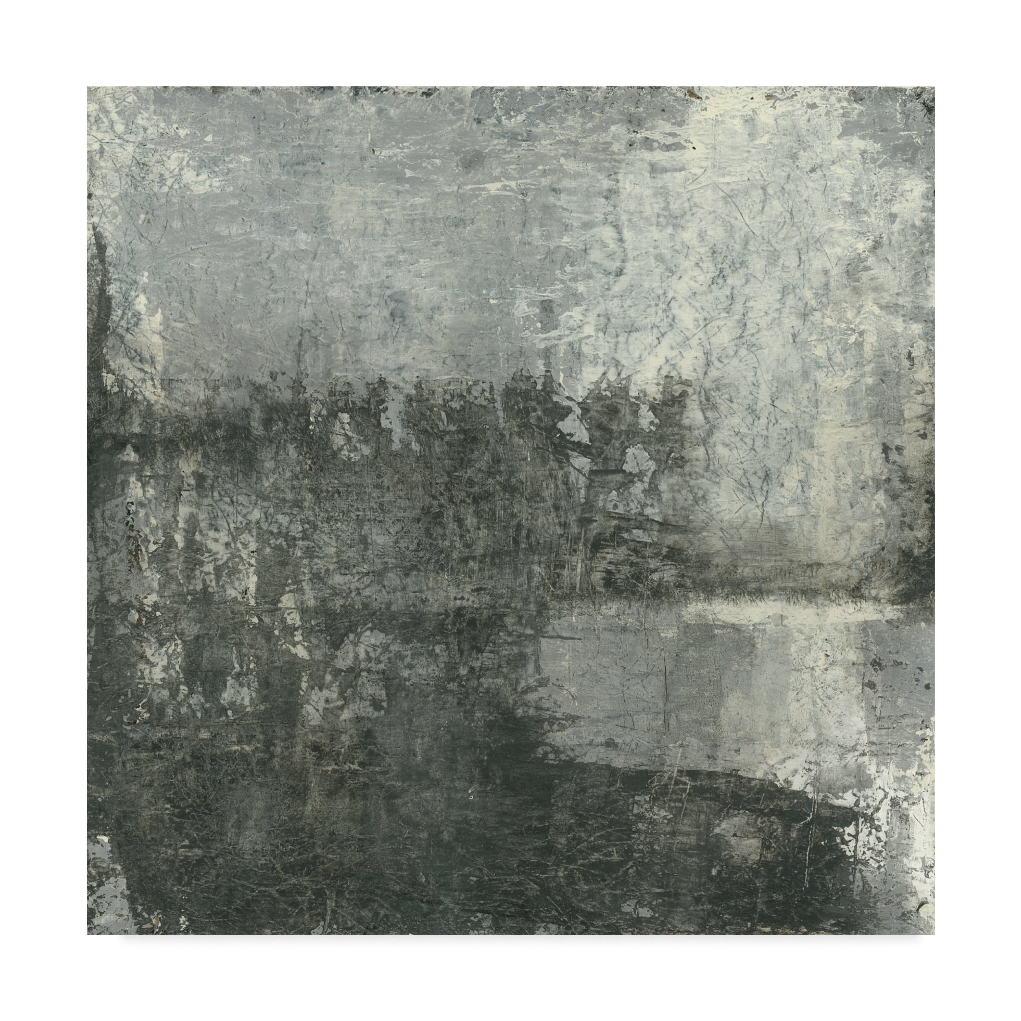 Trademark Fine Art 'Gray Abstract III' Canvas Art by Elena Ray