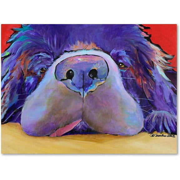 Trademark Fine Art "Graysea" Canvas Art by Pat Saunders