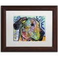thumbnail image 1 of Trademark Fine Art 'Great Dane Luv' Canvas Art by Dean Russo, White Matte, Wood Frame, 1 of 3