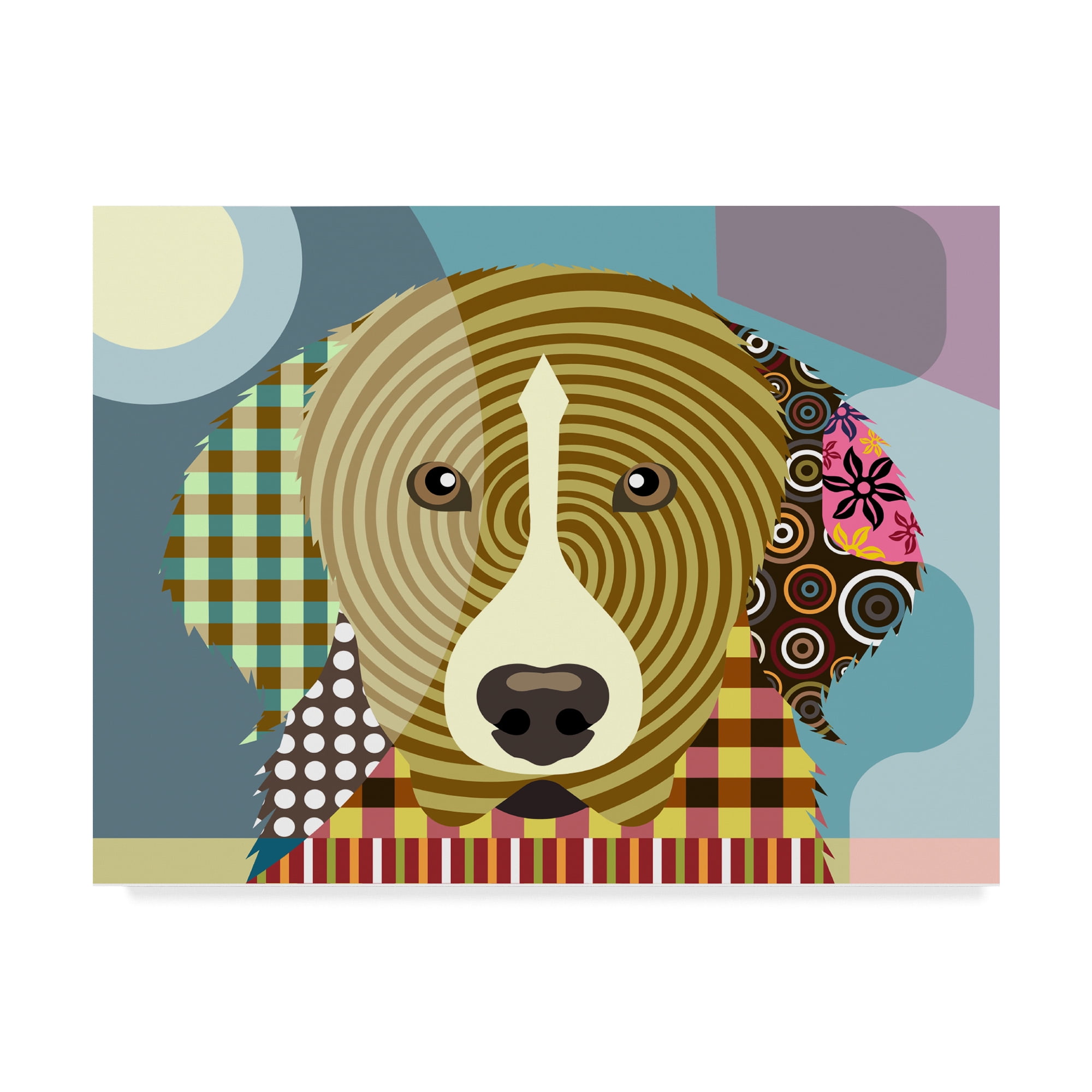 Trademark Fine Art 'Great Pyrenees' Canvas Art by Lanre Adefioye