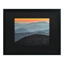 Trademark Fine Art 'Great Smoky Sunset' Canvas Art by Pierre Leclerc